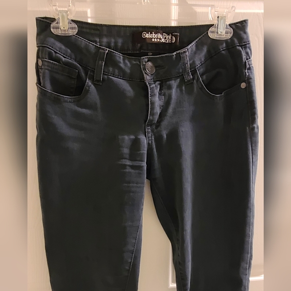 Celebrity Pink Stretch Skinny Jeans Gray Black Size 5 - Picture 2 of 6